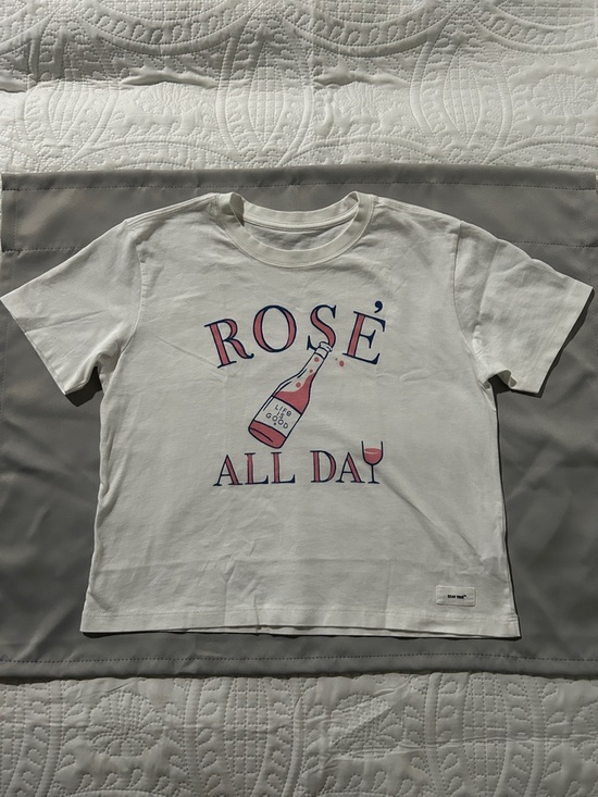 Life Is Good Tops - Life Is Good “Rosé All Day” Graphic Tee - SZ: XS